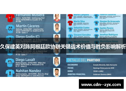久保建英对阵阿根廷欧协联关键战术价值与胜负影响解析 久保建英对阵阿根廷欧协联关键战术价值与胜负影响解析